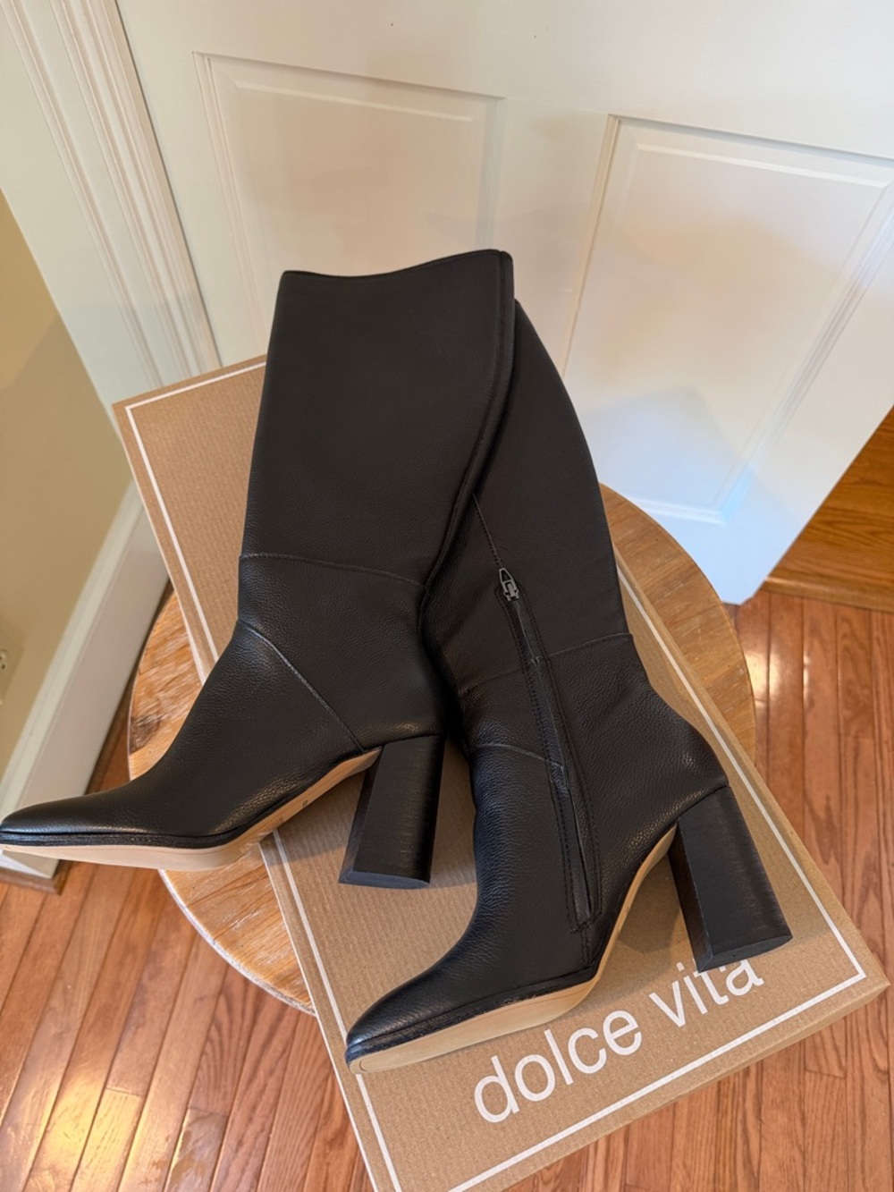 Dolce Vita Black Fynn  Knee High Boots. Size 8.5